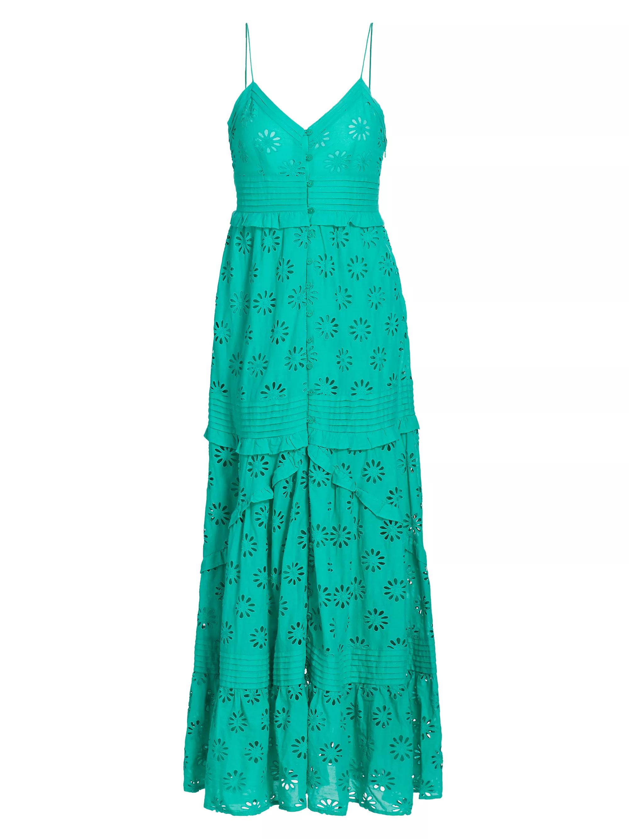 Henrietta Eyelet Cotton Maxi Dress | Saks Fifth Avenue