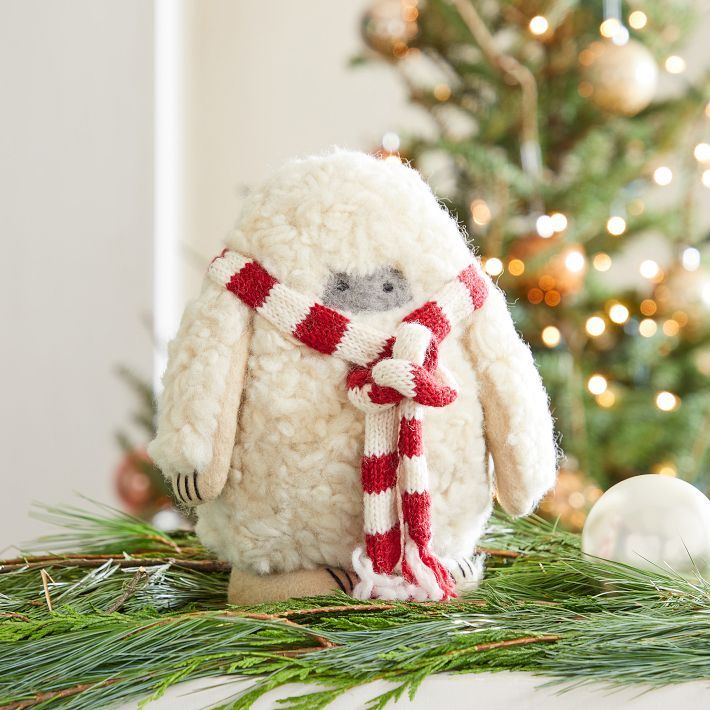 Felt Yeti Figurines | West Elm (US)