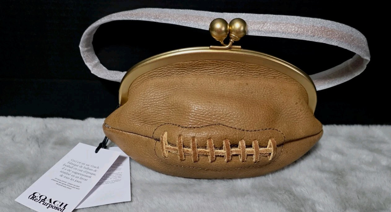 COACH RUNWAY Football Kisslock Frame Bag | eBay US