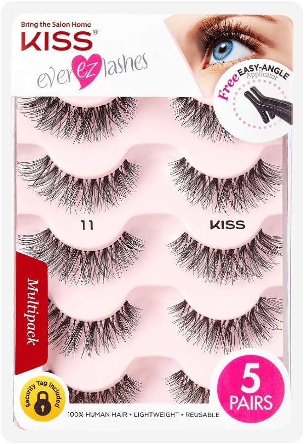 KISS Products Ever EZ Lashes, 5 Pair (Package May Vary), 10 Count | Amazon (US)