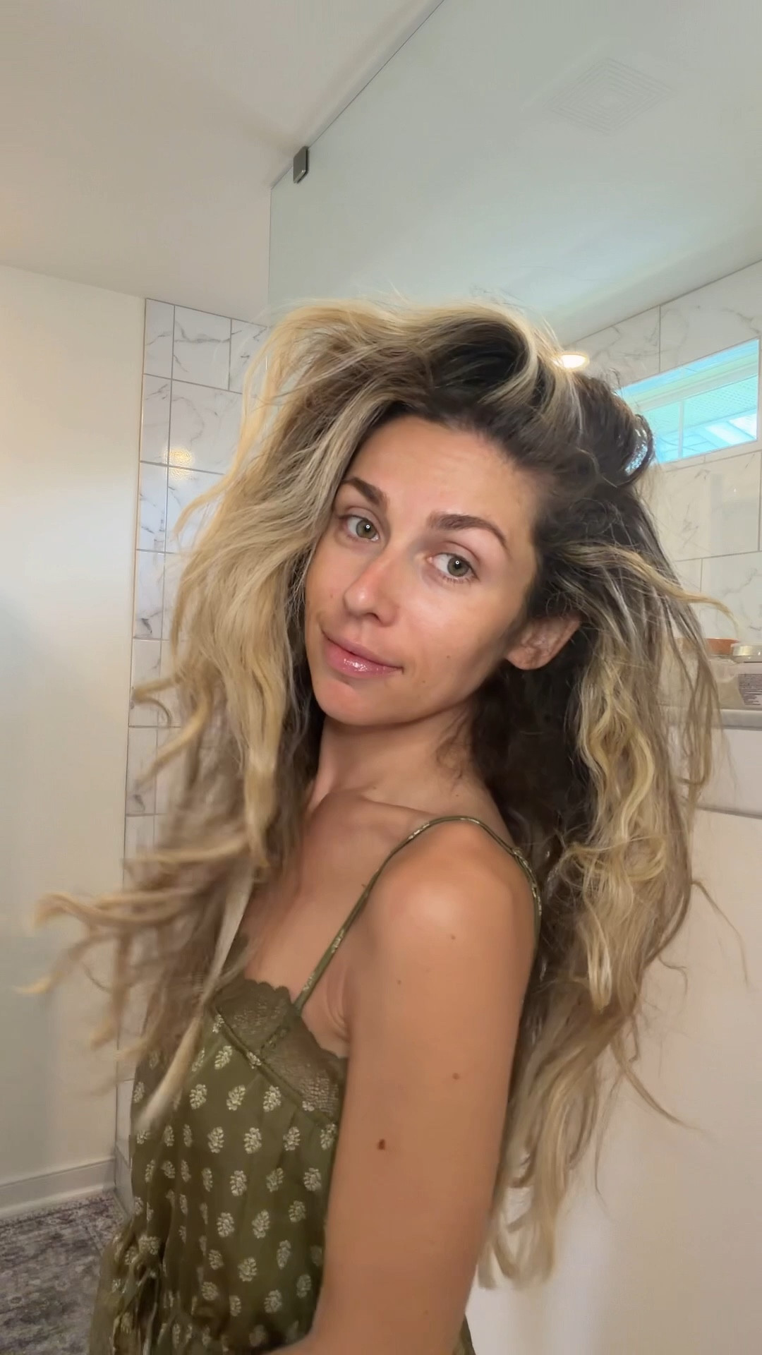 Quick hair reset to revive the mane after being at the beach! My pre wash hair oil and flat iron are both on major sale!!! 

#LTKgrwm #LTKBeauty #LTKselfcare