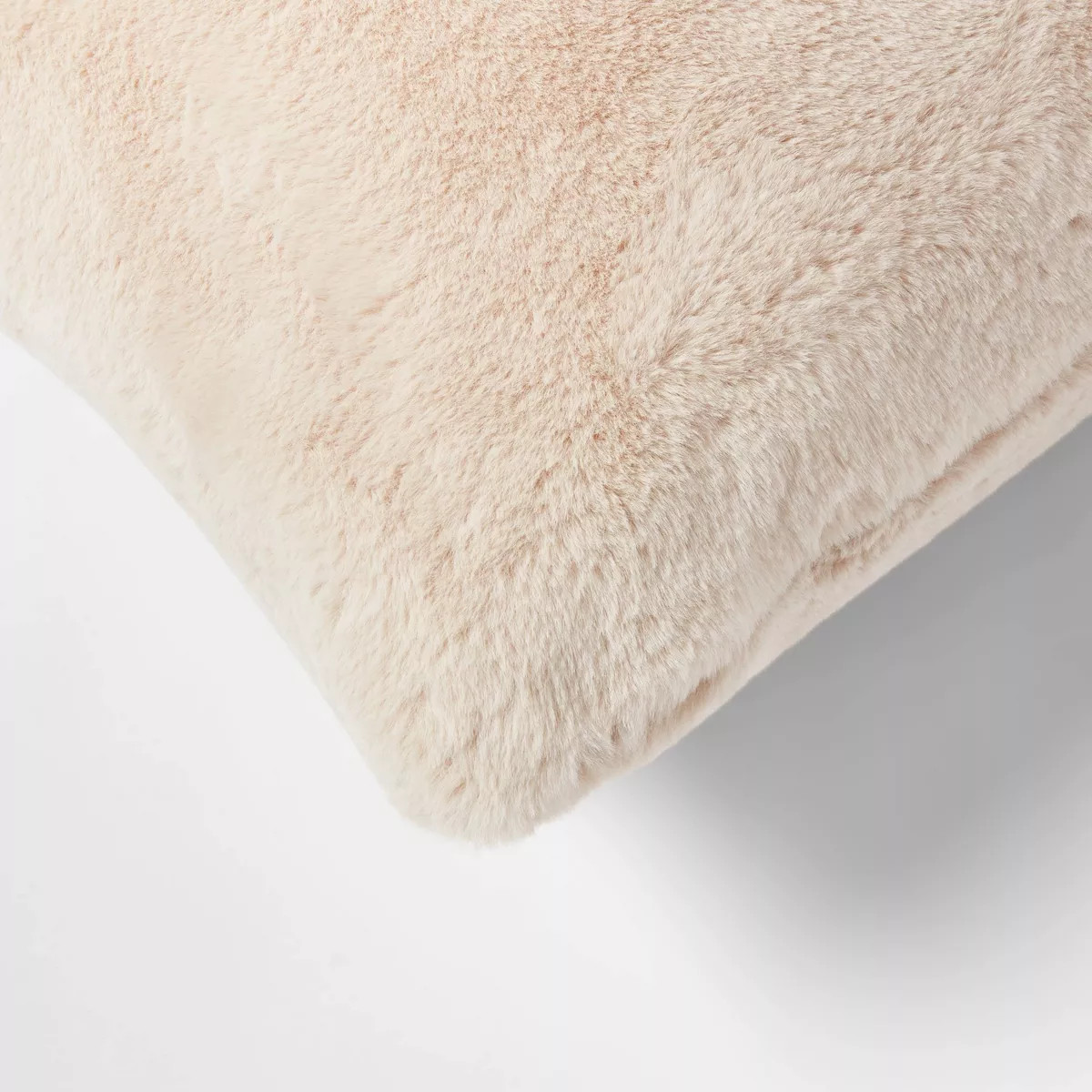 Faux Rabbit Fur Throw Pillow - Threshold™ | Target