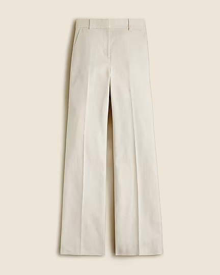 Carolina flare pant in stretch linen blend | J. Crew US