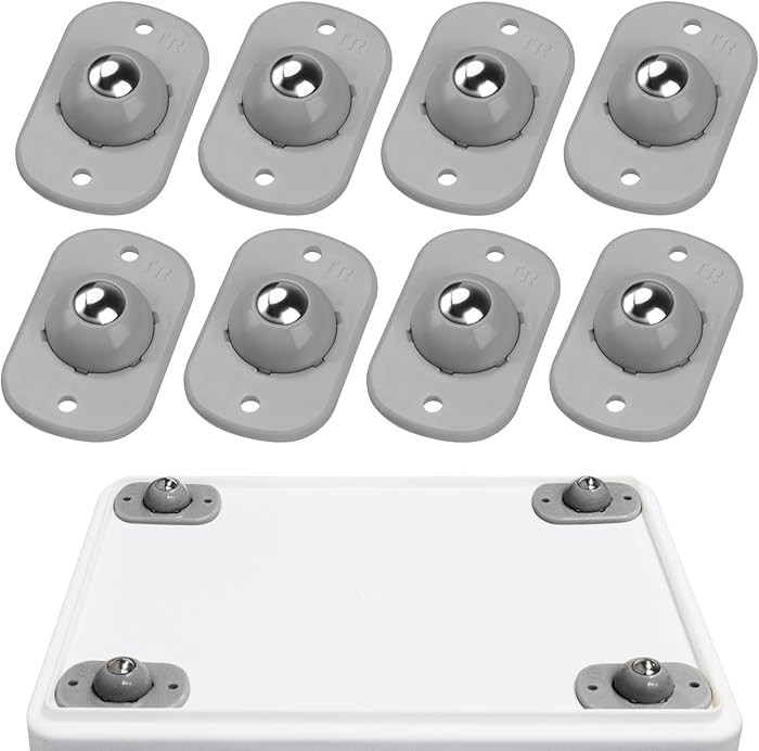 TRVL FIELDER Self Adhesive Caster Wheels, Appliance Rollers for Kitchen Appliances, 360° Swivel ... | Amazon (US)