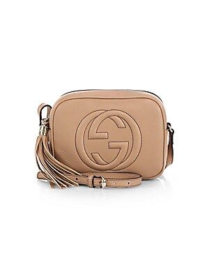 Gucci Women's Soho Leather Disco Bag - Camelia | Saks Fifth Avenue