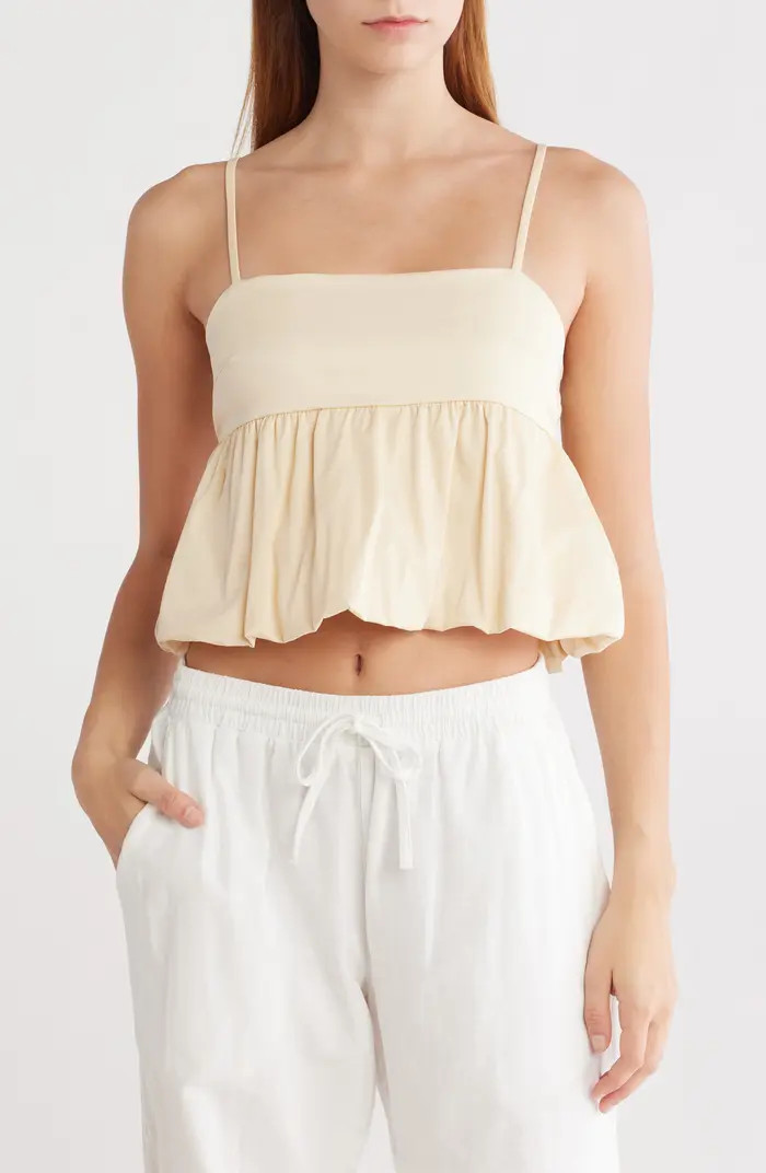 Bubble Peplum Crop Top | Nordstrom Rack