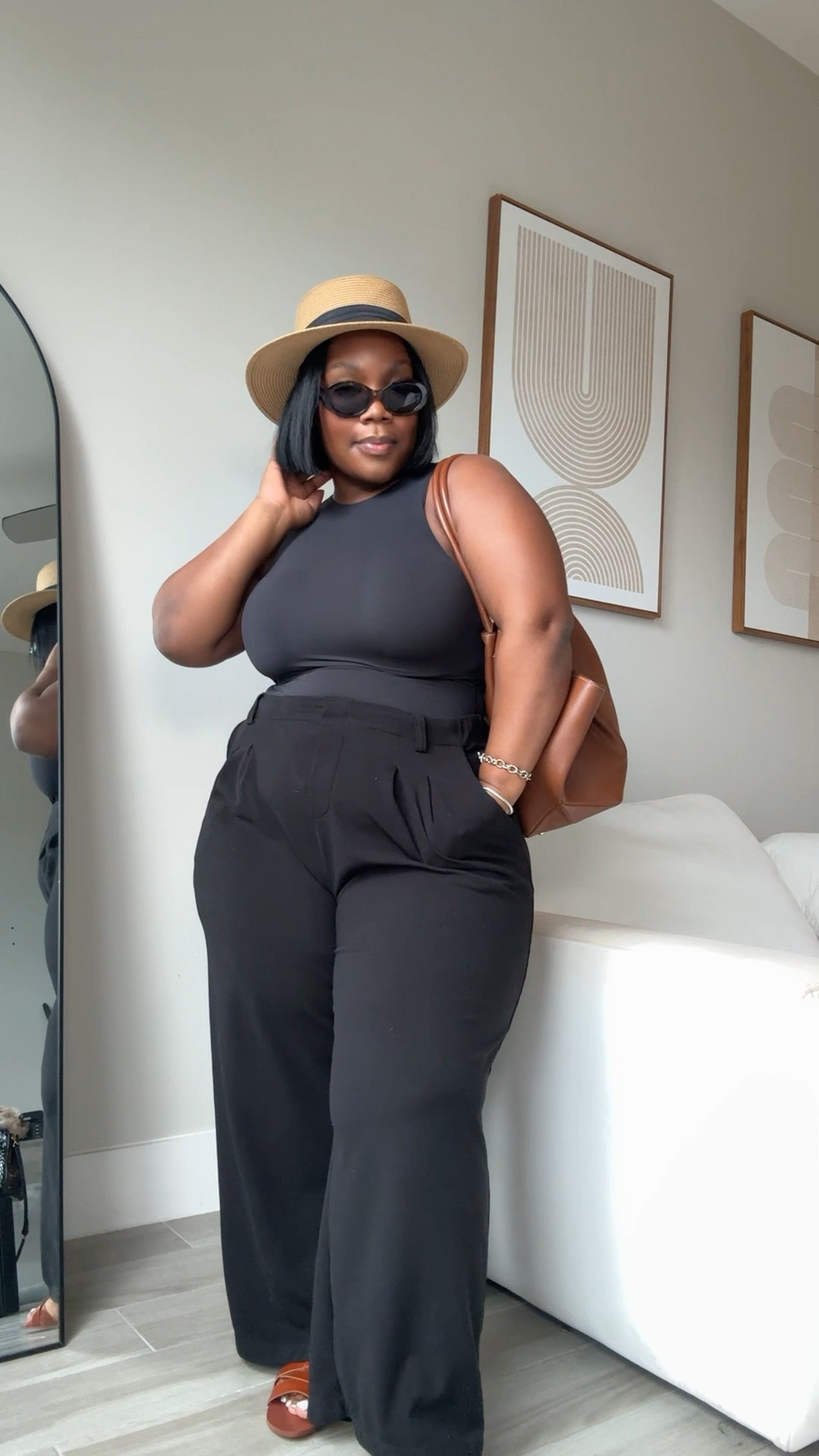 A little OOTD If you will 🤌🏾

Sizing Details:

Bodysuit: XL
Pants: XL

#LTKMidsize #LTKPlusSize #LTKFindsUnder50