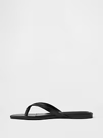 Vegan Leather Flip Flop Sandals | Gap (US)