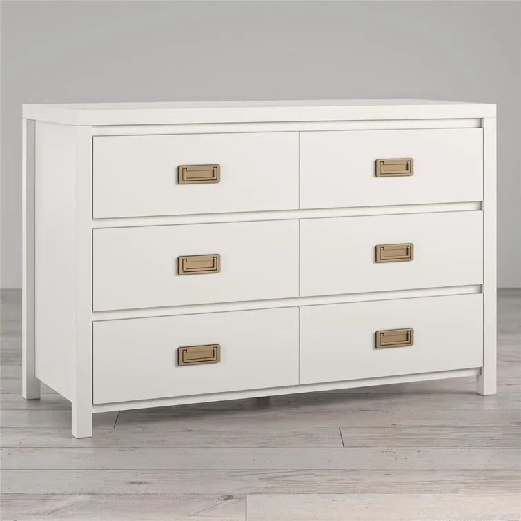 Monarch 47.32'' Wide 6 - Drawer Double Dresser | Wayfair North America