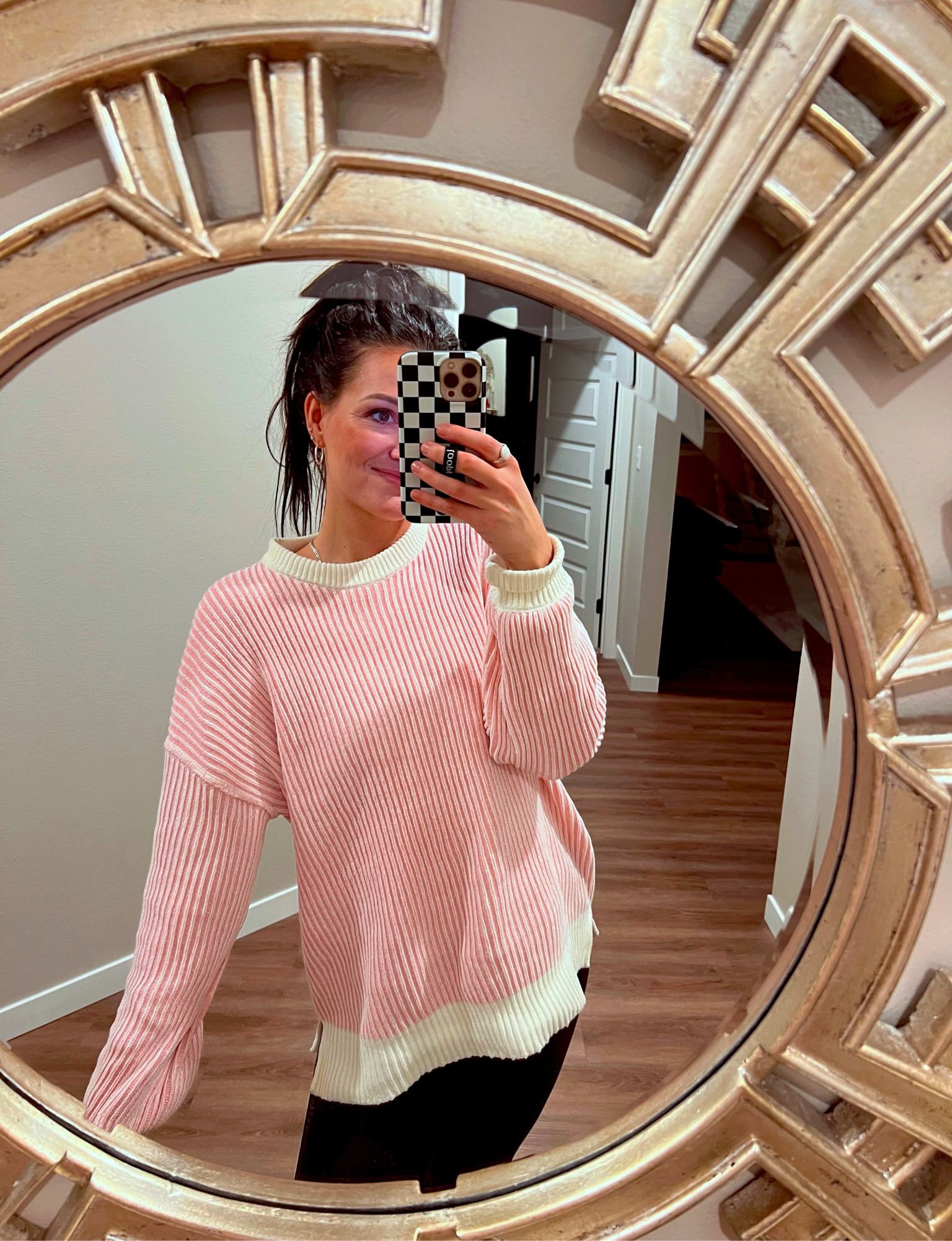 My new favorite sweater 💗 I got a large because I wanted it to be oversized! 

#LTKover40 #LTKworkwear