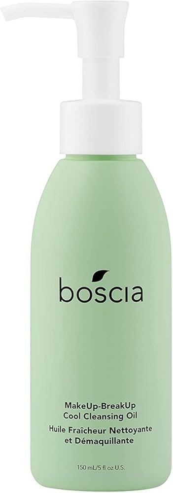 BOSCIA MakeUp-BreakUp Cool Cleansing Oil - Vegan & Cruelty-Free - Oil-Based Face Cleanser Makeup ... | Amazon (US)