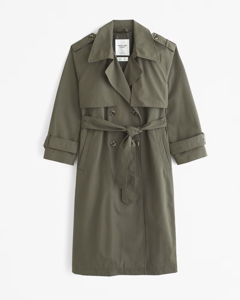 Elevated Trench Coat | Abercrombie & Fitch (UK)