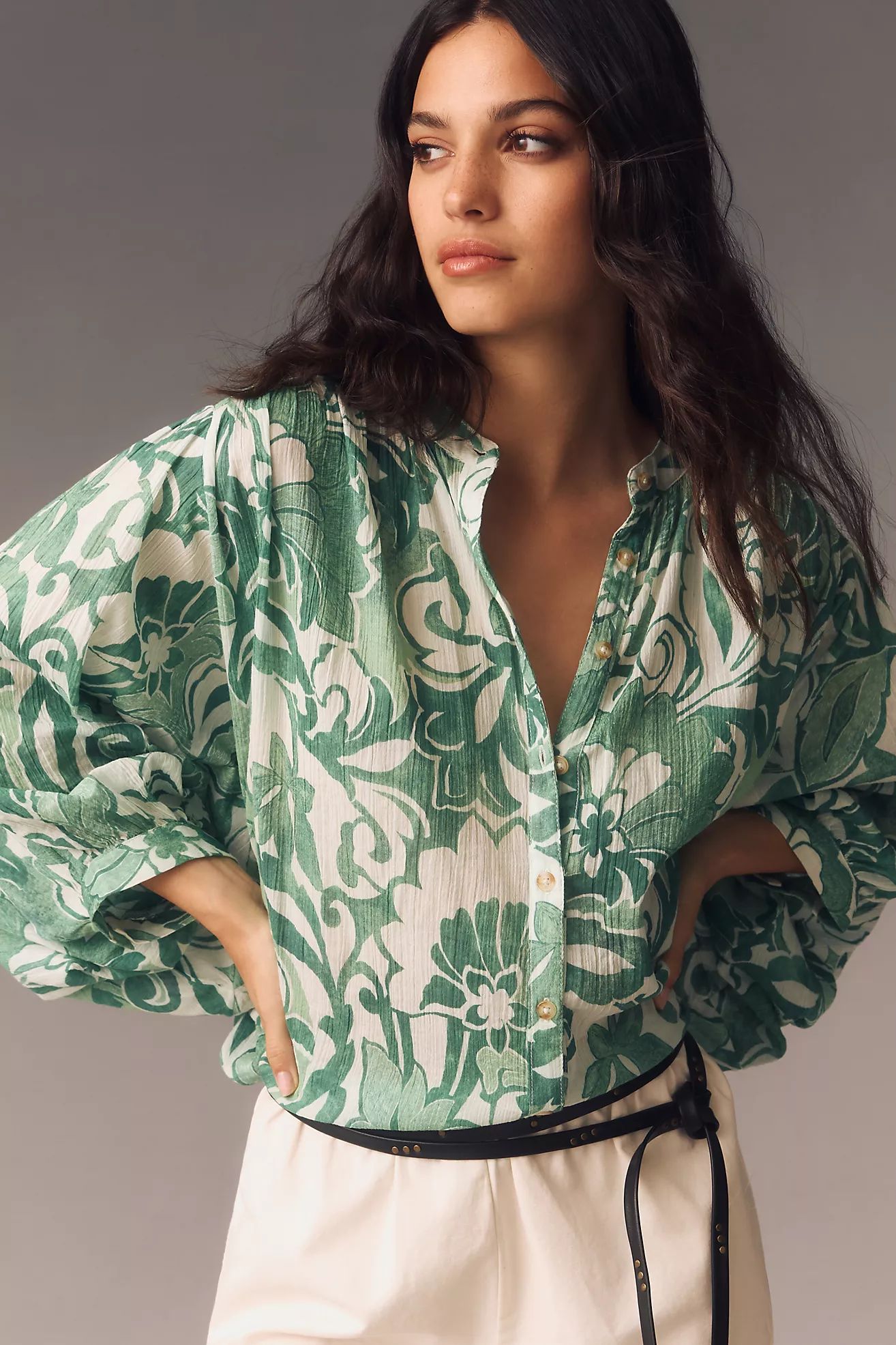 The Sidney Batwing Blouse by Pilcro | Anthropologie (US)