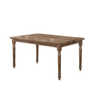 Best Master Furniture Paige 60 in. Natural Oak Rectangular Dining Table PAIGNOT - The Home Depot | The Home Depot