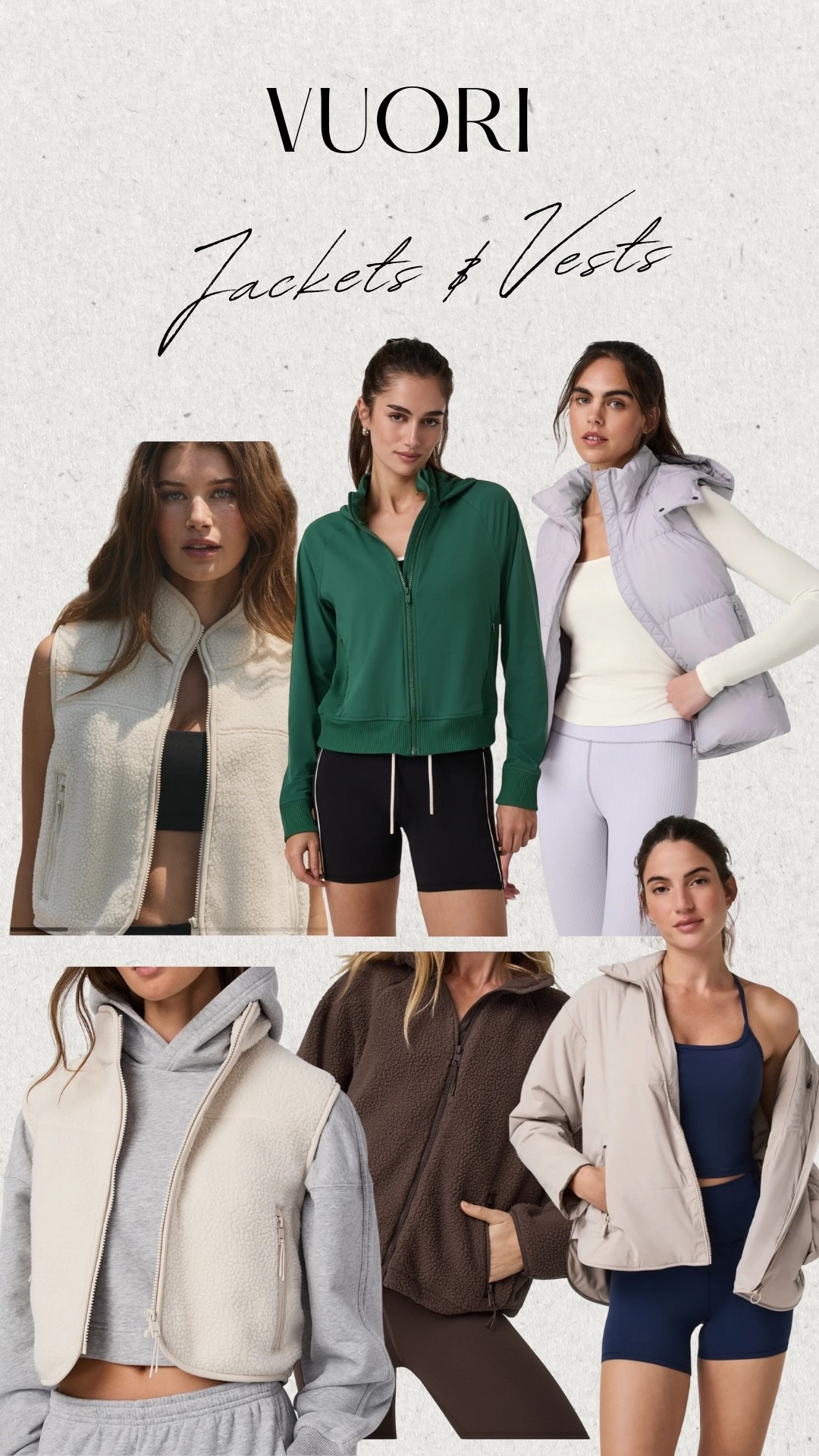 Vuori clothing fall pieces that I’ve had my eyes on ! Jackets & vests. So chic & trendy ✨ 

@vuoriclothing #fallsale #christinegerace 

#LTKFallSale #LTKStyleTip #LTKActive