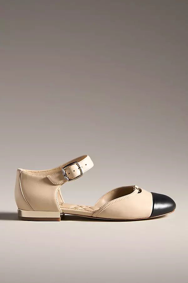 Rylie Cap-Toe Mary Jane Flats | Anthropologie (US)