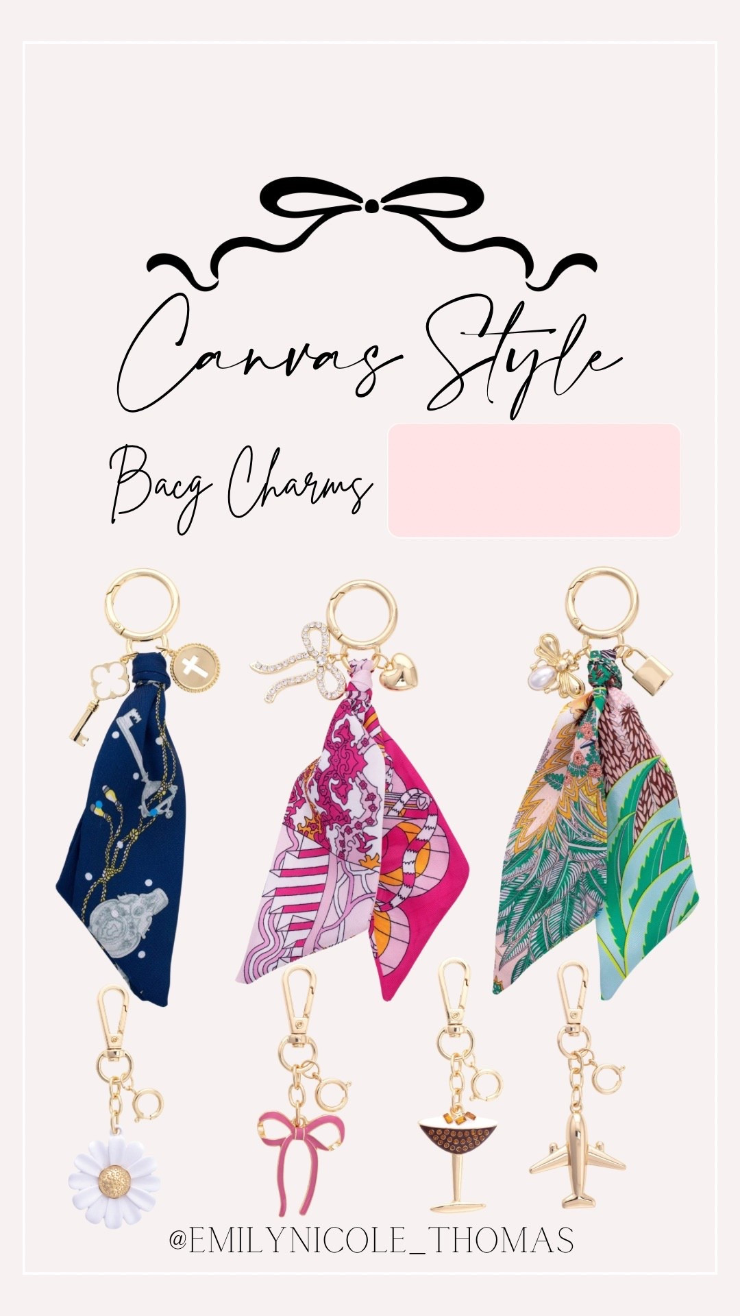 Bag Charms 🐆🍸💚

Canvas Style, bag charms, bag scarfs, charms, keychains, scarf keychain, bag accessories, gift ideas, gifts under $50, gifts for her, & Christmas gifts

#LTKSeasonal #LTKFindsUnder50 #LTKItBag