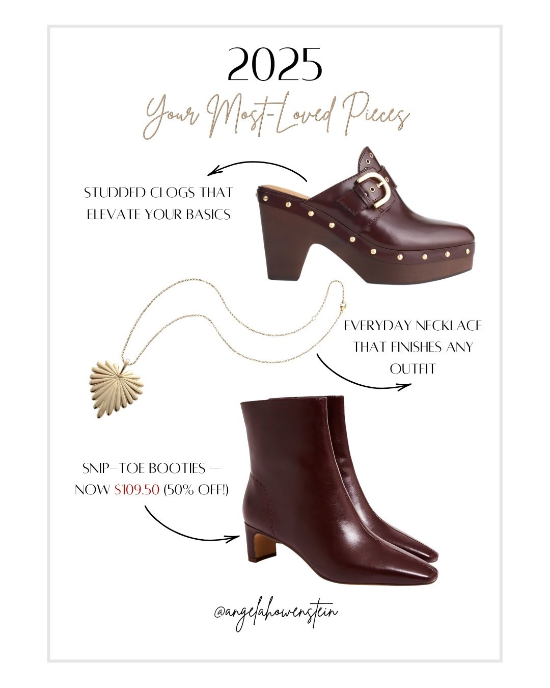 A quick roundup of what you’ve been loving—simple, classic, and wearable.

#ltkfinds #ltksale #ltkfashion #bestsellers #ltkmostloved #classicstyle #casualchic #fallstyle #winterstyle #elevatedbasics #wardrobestaples


#LTKOver40 #LTKootd #LTKSaleAlert