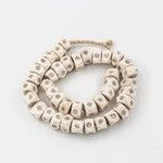 White Diamond Eyes Kenya Cow Bone Beads Per String | Scout & Nimble