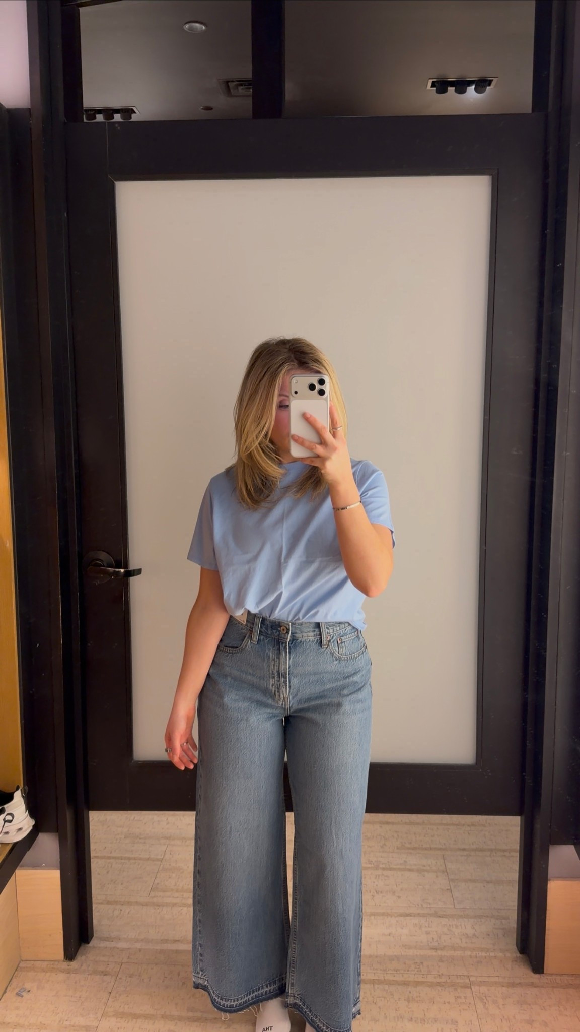 spring outfit inspo, wide leg denim, abercrombie denim, spring ootd, casual outfit

#LTKSeasonal #LTKootd