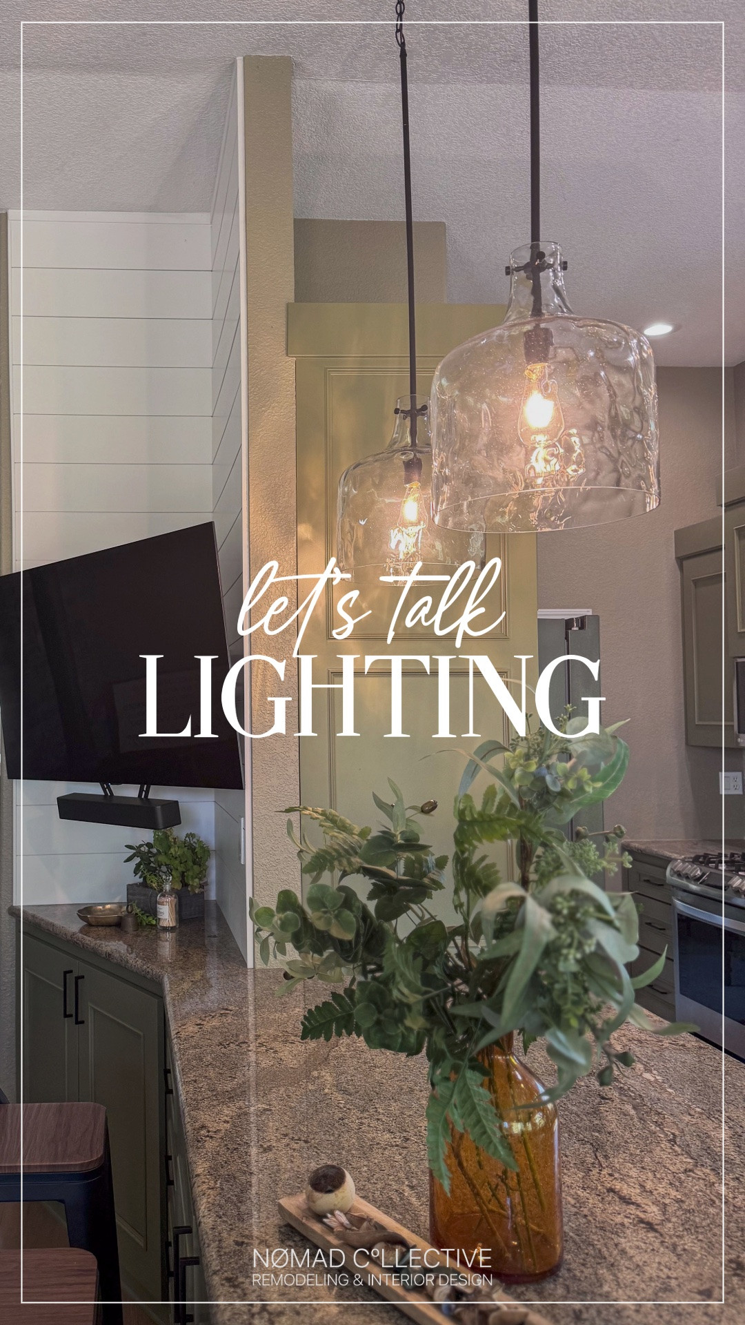 Chandeliers, pendants, sconces and flush mounts each have their own strengths, and the best choice depends on what you want your lighting to accomplish.

Chandeliers can add visual weight and become a focal point. Pendants provide more concentrated light and work beautifully as a single fixture or in a grouping. Sconces add a layer of light while also bringing interest to the walls. Flush mounts offer overhead illumination, and many also provide ventilation or airflow.

Purpose & Placement: One fixture can only illuminate so much, so the size and use of the space may determine whether you need one, two, or even three lights.

Proportion & Height: A fixture should feel appropriately scaled to the space—not overwhelm or get lost within it. Clearance is essential when a fixture is over a walkway, but over a table you have more flexibility.

The right fixture can change the way an entire space feels.

#LTKHome