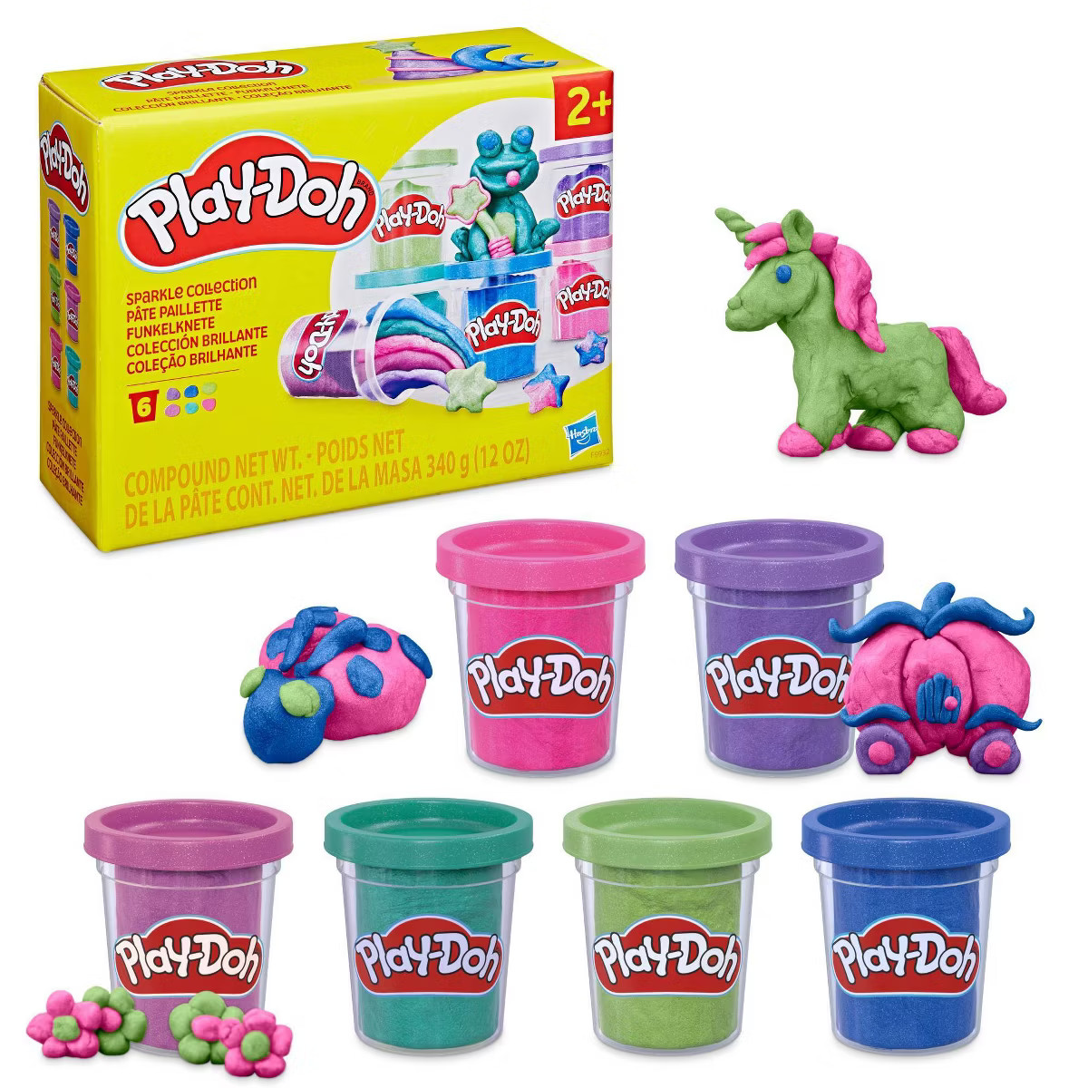 Play-Doh Sparkle Compound Collection 2.0 Bulk Multipack - 6pc | Target