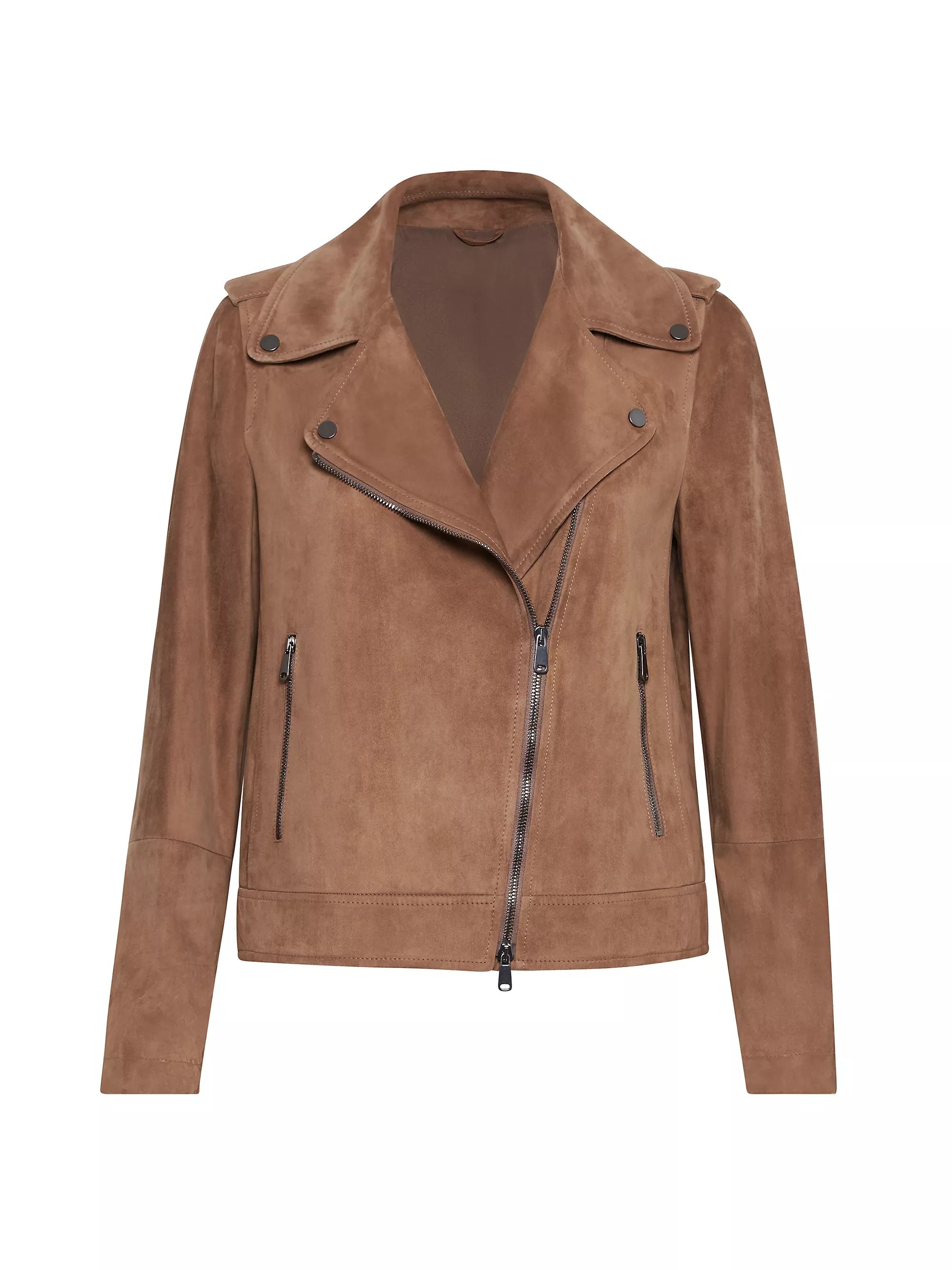 Brunello CucinelliSuede Biker Jacket | Saks Fifth Avenue