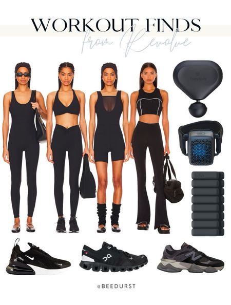 Workout finds from revolve, gym outfit, yoga outfit, sneakers, workout shoes, tennis shoes, black leggings, black workout outfit, gym finds

#LTKStyleTip #LTKFitness #LTKActive
