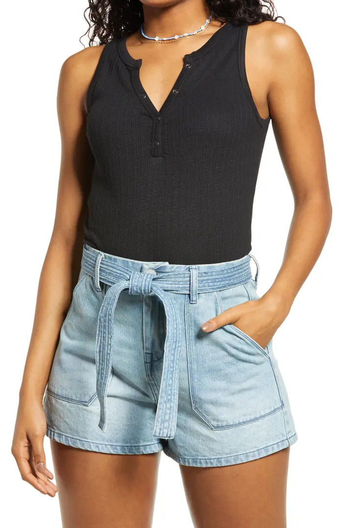Rib Henley Tank | Nordstrom