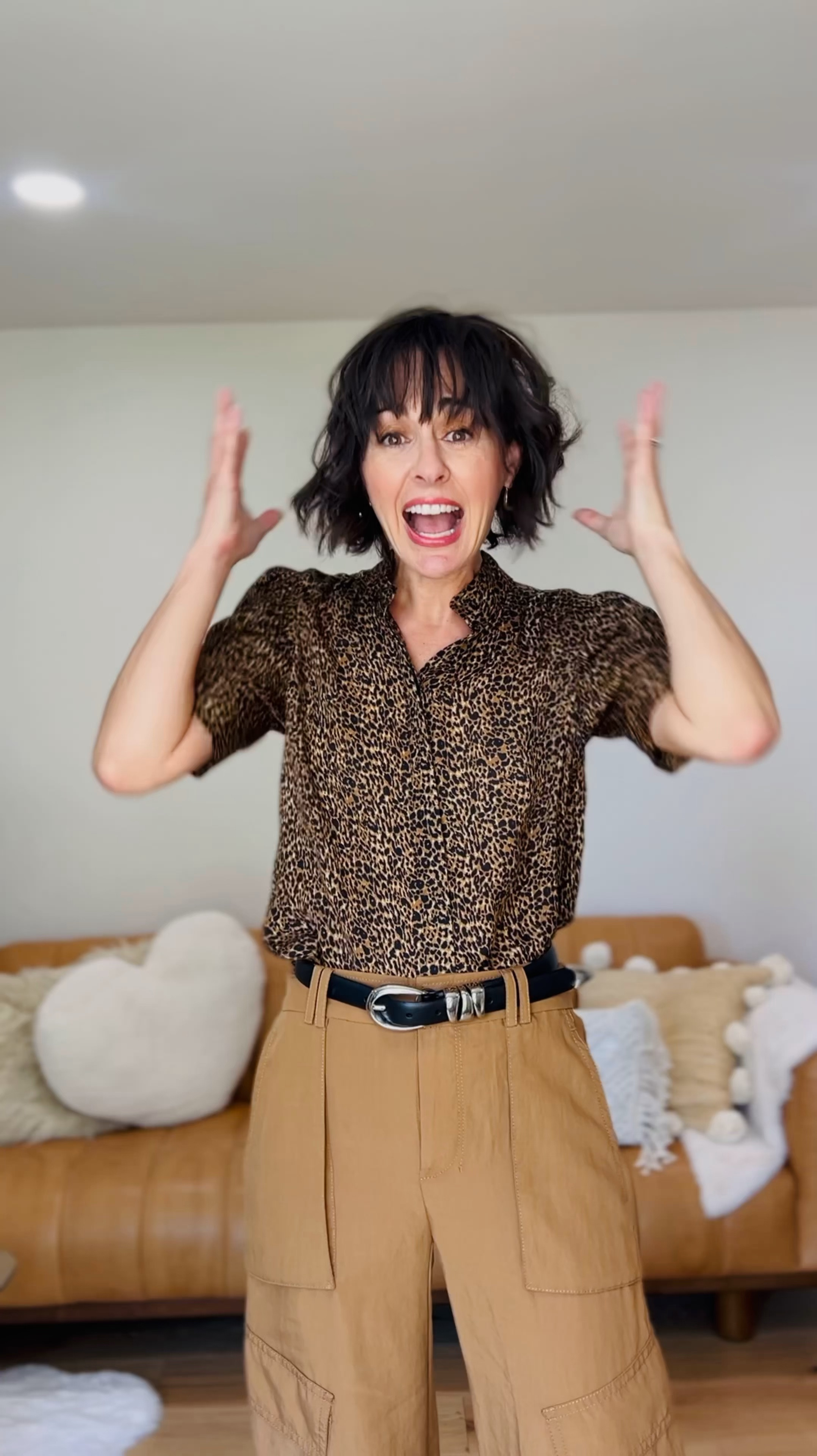 I have a problem! It’s my business yet I have no business buying any more animal print pieces. Considering all the ways I’ll wear this blouse I might make an exception. 

Here is everything I’m wearing and two more looks for less#LTKVideo

#LTKStyleTip #LTKOver40