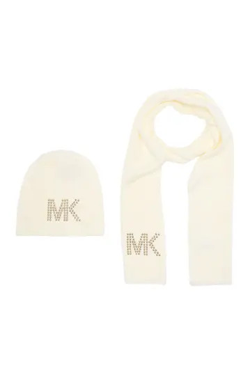 Studded MK Hat & Muffler Set | Nordstrom Rack
