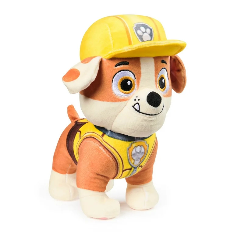 PAW Patrol Premium Plush Rubble 7-Inches Tall with Super Soft Fur for Kids Ages 3+ | Walmart (US)