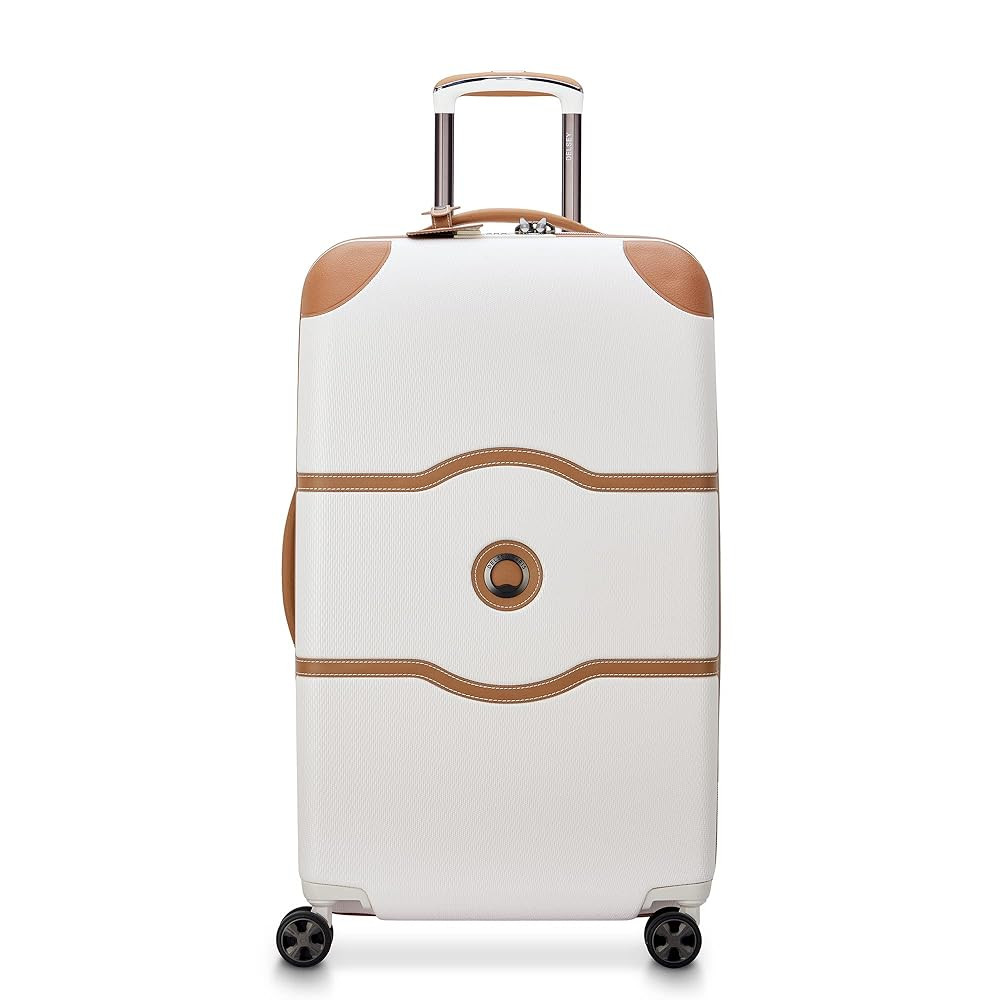 DELSEY PARIS Chatelet Air 2.0 Hardside Luggage Trunk with Spinner Wheels, Angora, Checked-26 Inch... | Amazon (US)