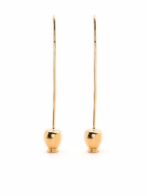 floral bud drop earrings | Farfetch (US)