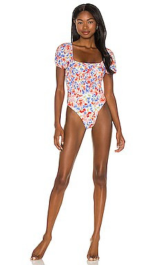 L*SPACE Marilyn One Piece Bikini in Flowers Forever from Revolve.com | Revolve Clothing (Global)