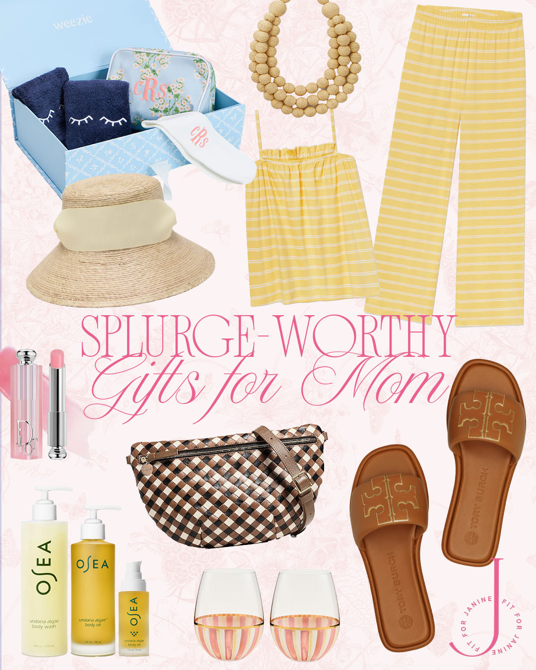 Mother's Day is right around the corner! How will you be spoiling all of the Mom's in your life?!?!

Fit4Janine, Splurge Worthy, Lake Pajamas, Weezie Towels, Tuckernuck, Accessories, Clare V, Hats, Necklaces, Sandals, Tory Burch, Makeup, Skincare, Glassware, Mackenzie Childs 

 #LTKMothersDay #LTKSeasonal #LTKBeauty