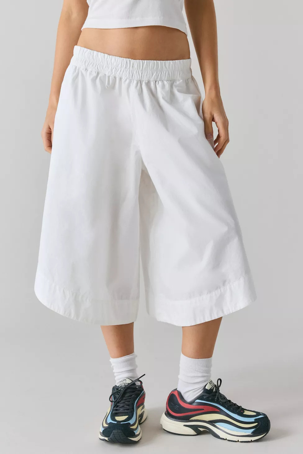 BDG Tulip Wide Leg Cotton Culotte Crop Pant | Urban Outfitters (US and RoW)