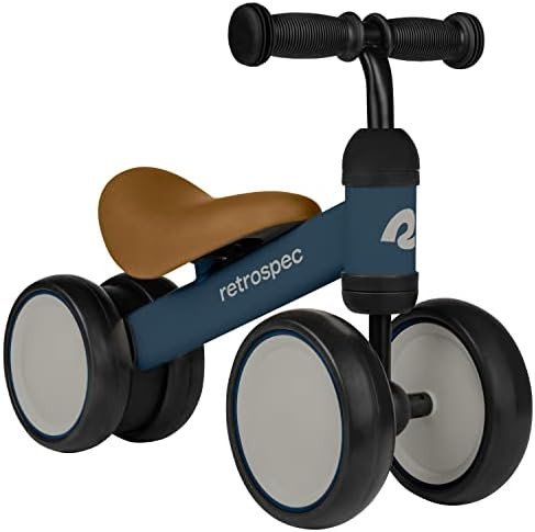 Retrospec Cricket Baby Walker Balance Bike with 4 Wheels for Ages 12-24 months - Toddler Bicycle ... | Amazon (US)
