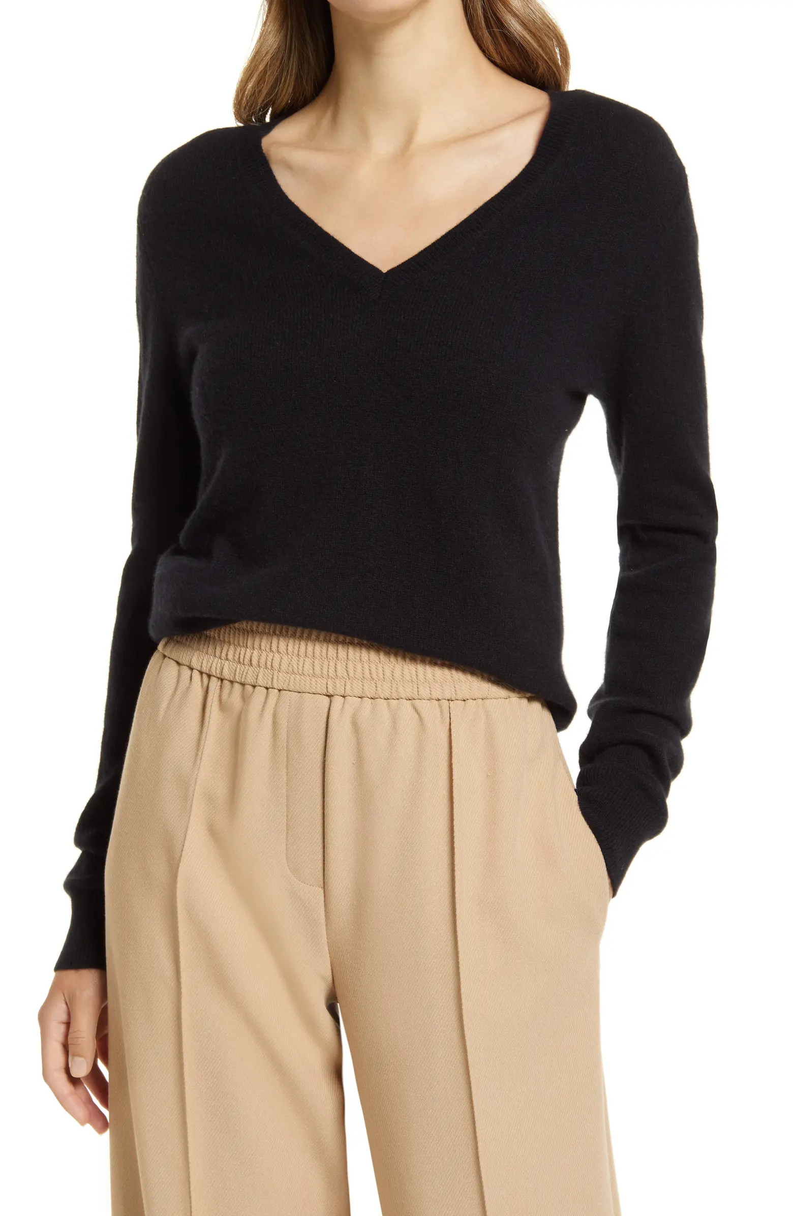 V-Neck Cashmere Sweater | Nordstrom Rack
