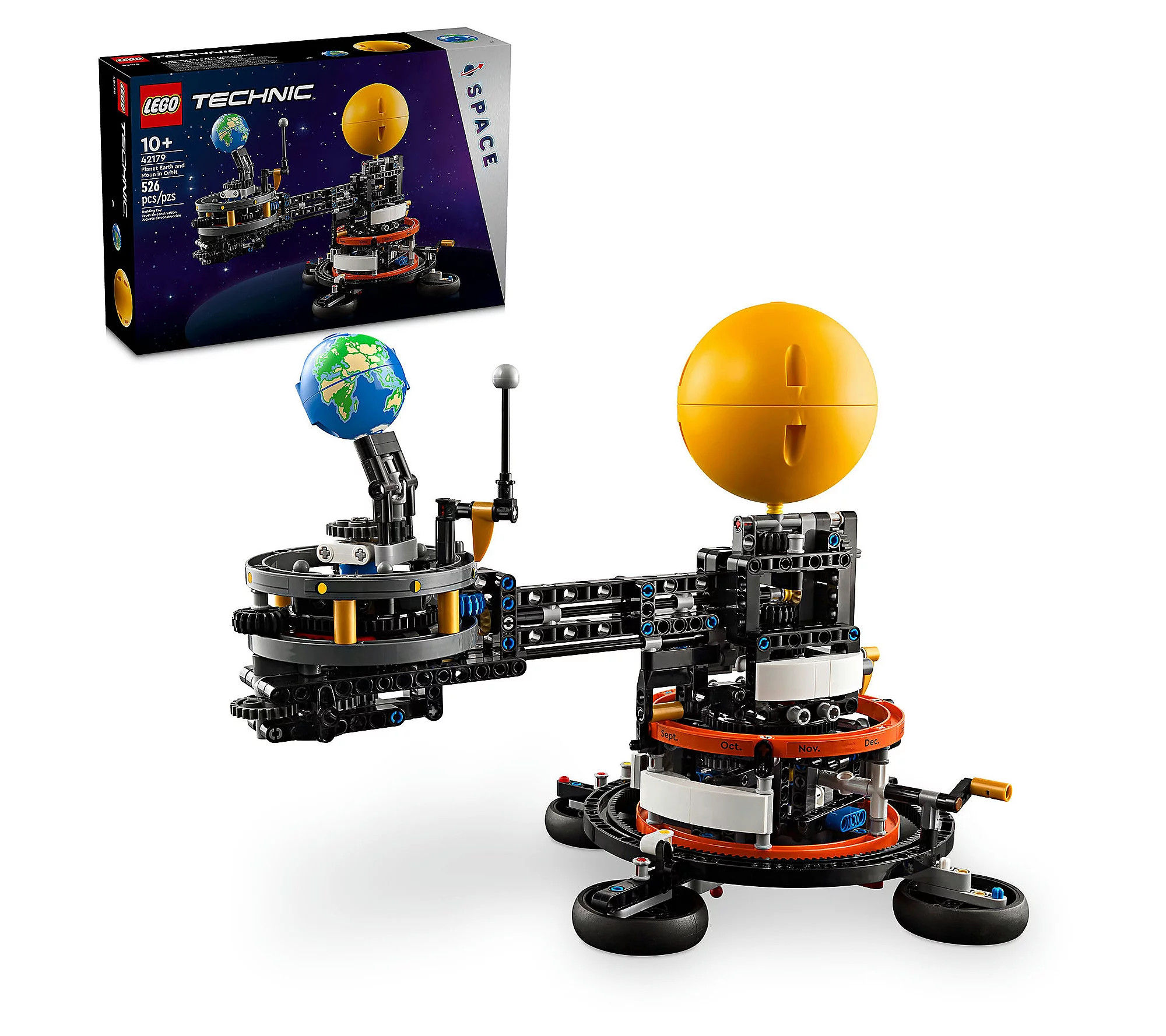 LEGO Technic Planet Earth and Moon in Orbit 42179 - 526 Pcs | QVC