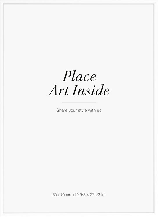 White picture frame, 20" x 28" in | Desenio