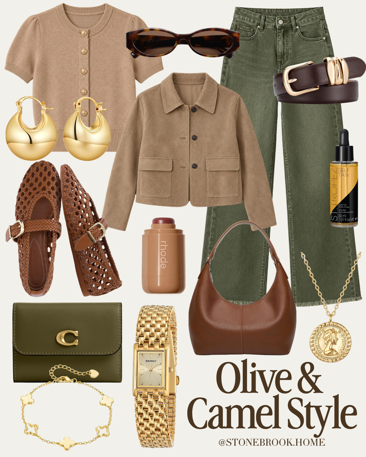 Amazon Fall Fashion, Olive Green Outfit, Olive Wide Leg Jeans, Olive Green Jeans Women, Camel Suede Jacket, Brown Suede Jacket, Oatmeal Sweater Women, Short Sleeve Knit Cardigan, Cognac Ballet Flats, Brown Ballet Flats, Cognac Shoulder Bag, Brown Shoulder Bag, Tortoise Sunglasses, Fall Neutral Outfit, Earth Tone Outfit, Modest Fall Outfit, Polished Casual Fall Outfit, Casual Fall Style, Early Fall Outfit, Fall Transition Outfit, Warm Neutral Outfit, Olive and Brown Outfit, Camel and Olive Outfit, Fall Capsule Wardrobe, Amazon Fashion Finds, Fall Outfit Ideas, Everyday Fall Outfit, Coffee Date Outfit, Elevated Casual Outfit, Neutral Fall Fashion

#LTKgrwm #LTKootd #LTKSeasonal