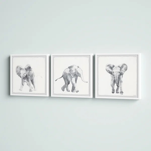 Belle Animals 3 - Piece Framed Art | Wayfair North America