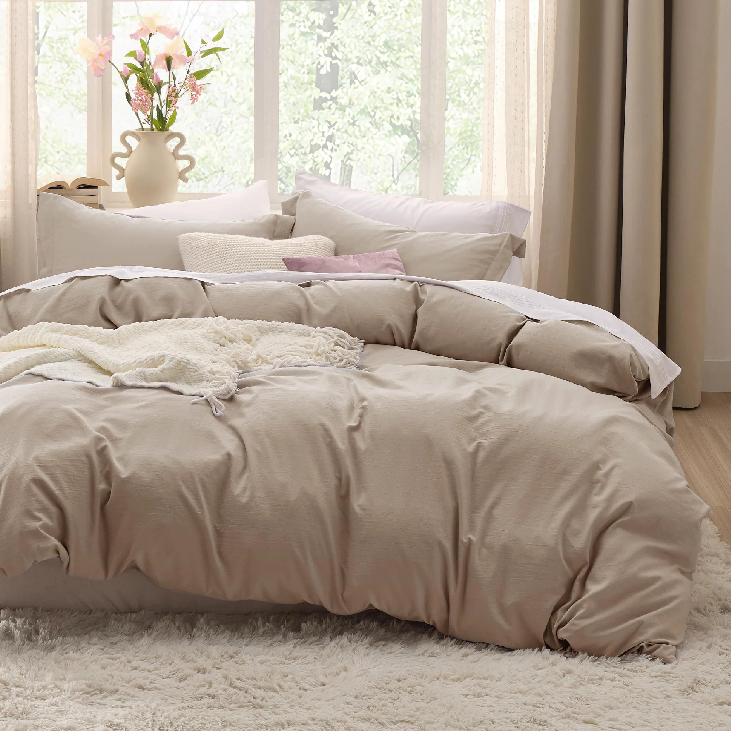 Bedsure Super Soft Prewashed Duvet Cover Set | Wayfair North America