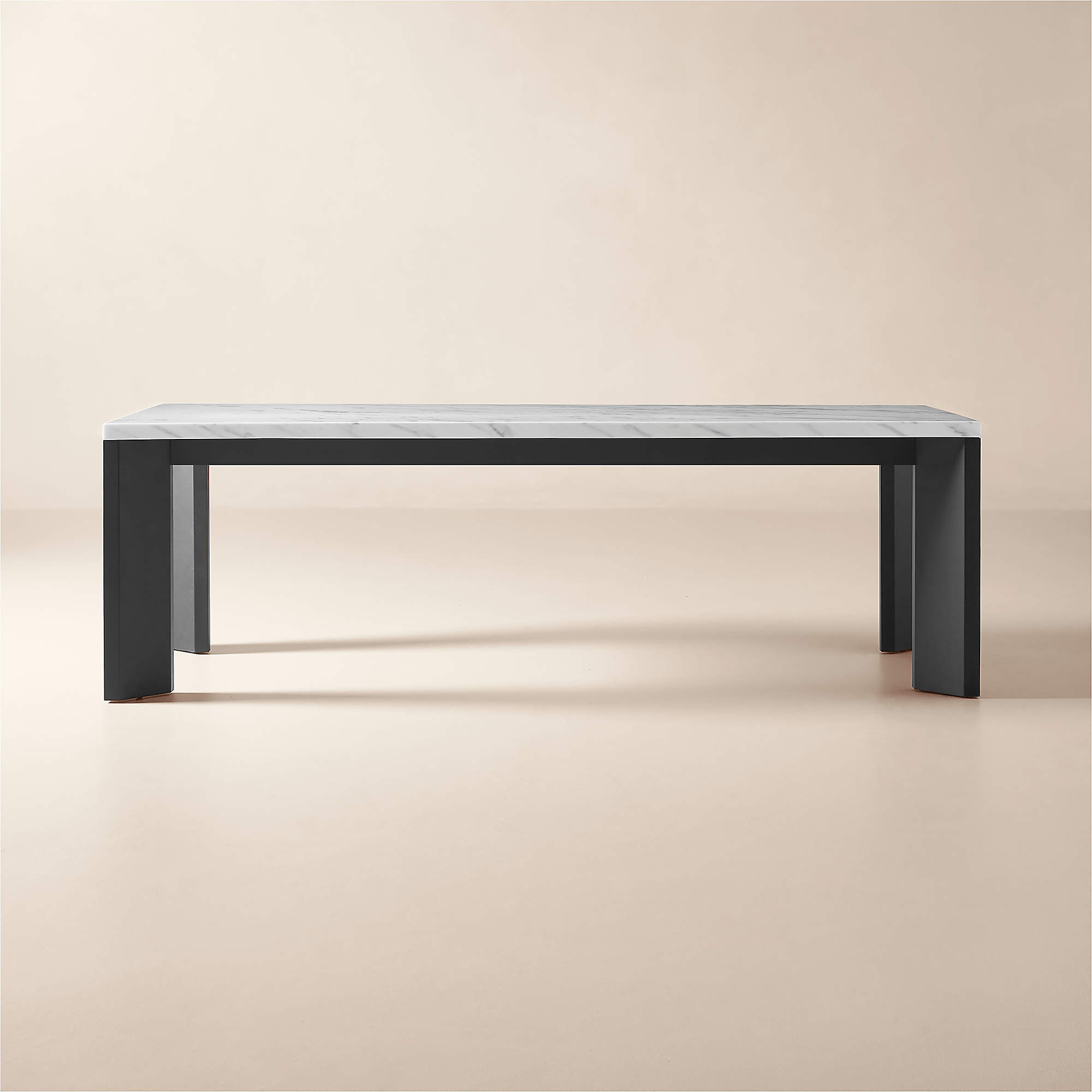 Sydney Rectangular Ebonized Oak Dining Table with Black Legs 95.5'' + Reviews | CB2 | CB2