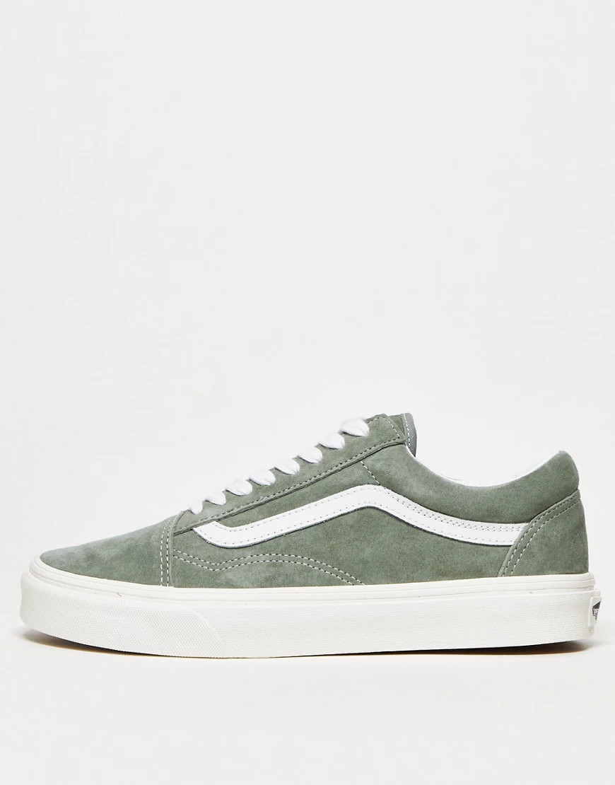 Vans Old Skool trainers in grey suede | ASOS (Global)