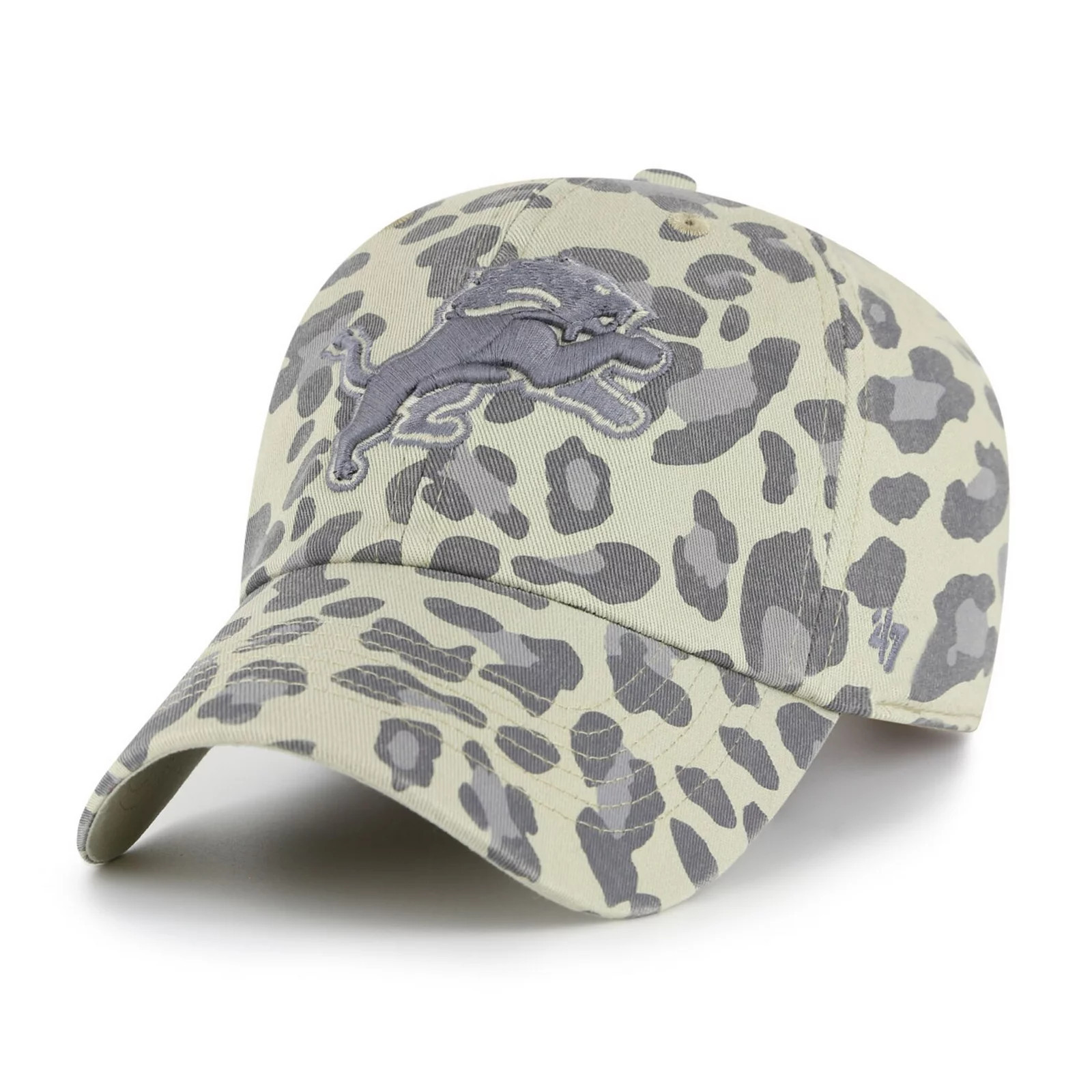 Women's '47 Gray Detroit Lions Bagheera Clean Up Adjustable Hat, Grey | Kohl's