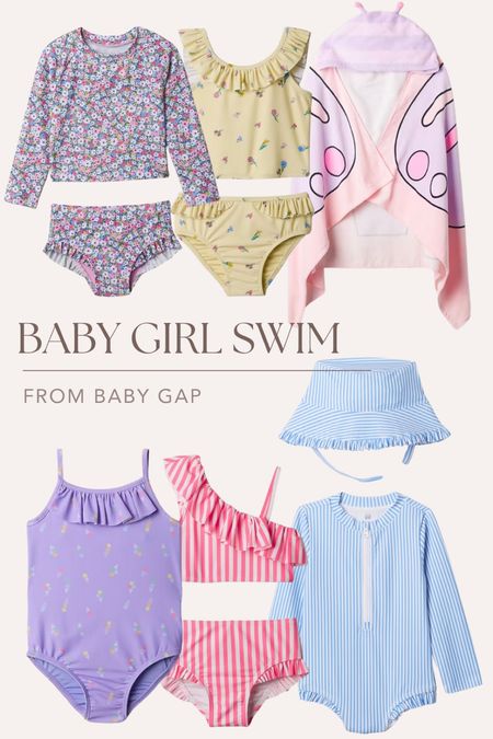 Baby girl swimwear from Baby Gap!

Baby | family | summer

#LTKBaby #LTKSeasonal #LTKFamily