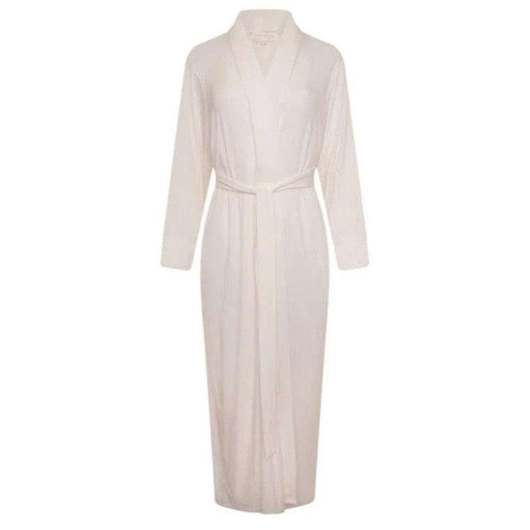 Rayon Maxi Stretch Sleep Robe- Dove | The NAP Co