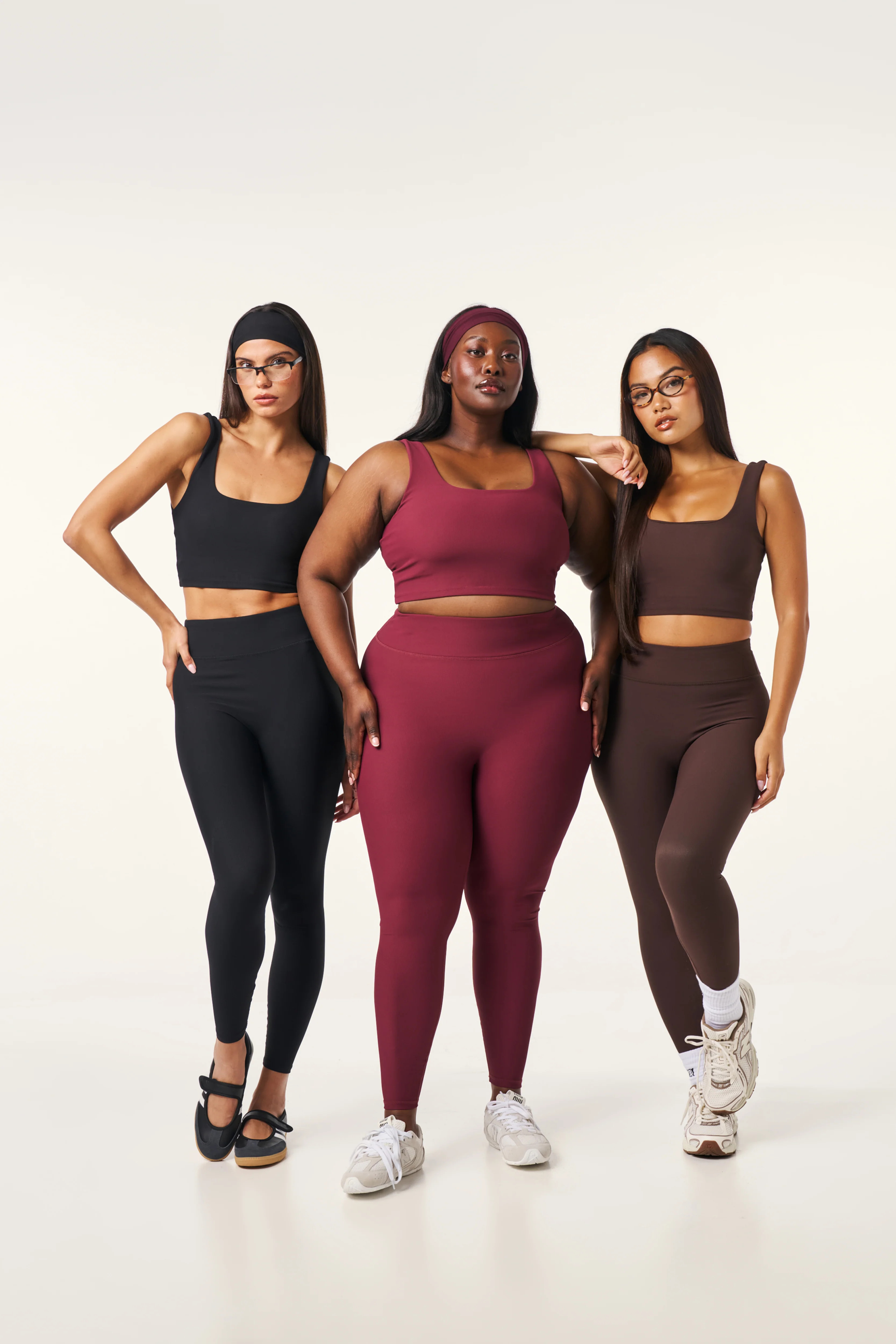 The Sculpt High Waist Leggings - Dark Cherry | Reasn